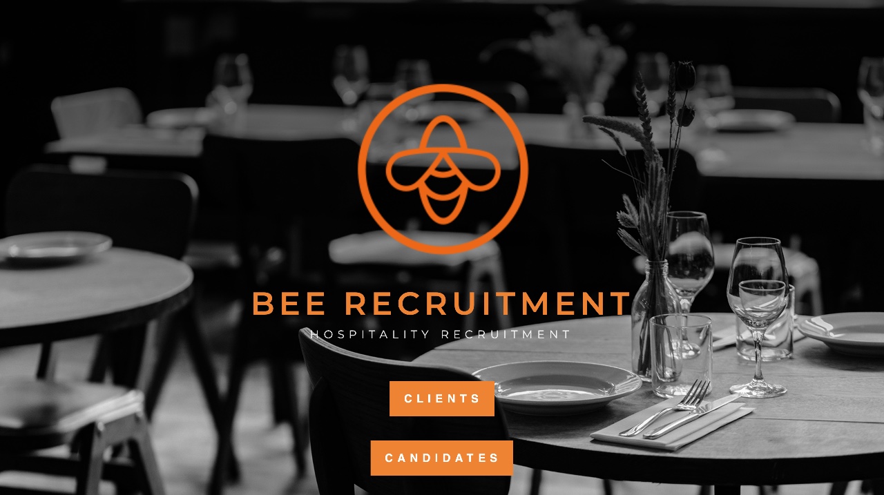 Bee Recruitment Hospitality Recruitment Website Slide